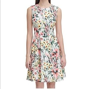 Tommy Hilfiger Sleeveless Floral English Garden Dress NWT